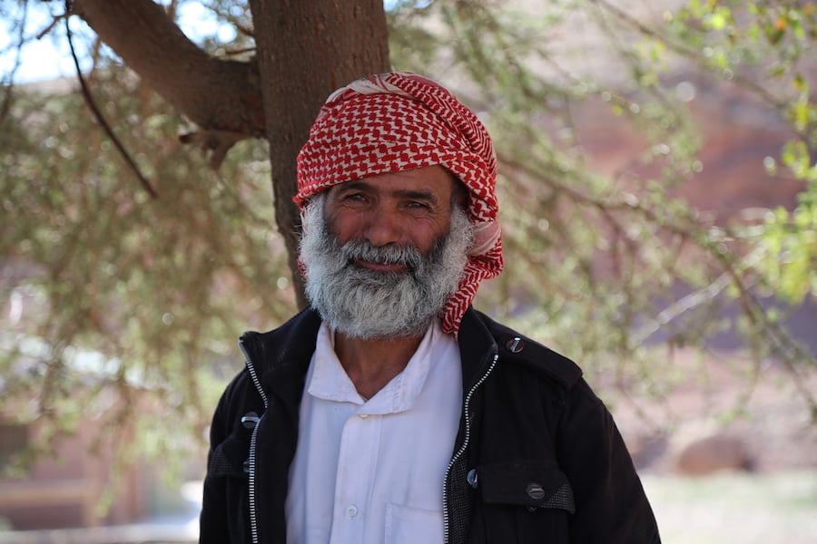 Our Bedouin driver in Jordan