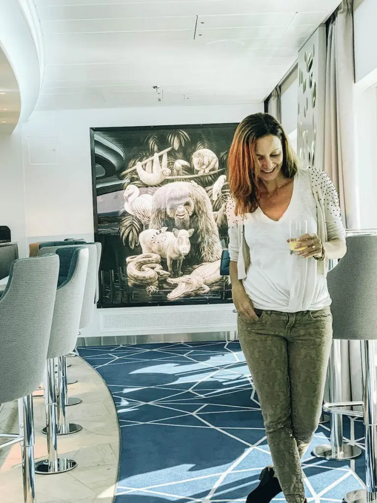Bar on the Hanseatic Inspiration Cruise Ship
