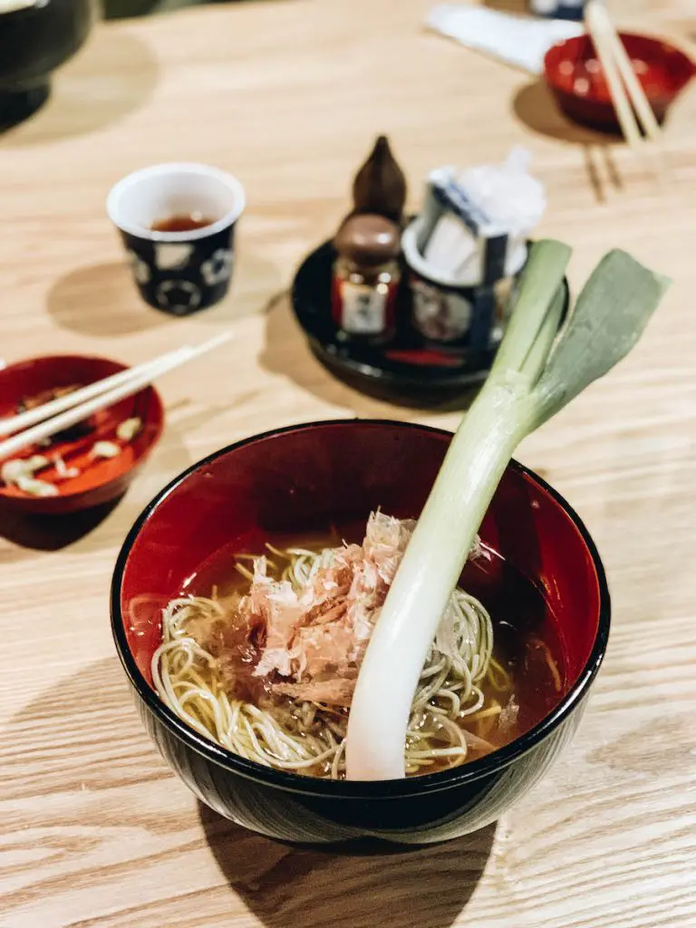 Takato Soba in Fukushima Japan