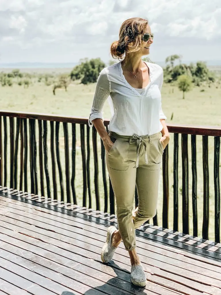 Annette White wearing Clothes for safarri