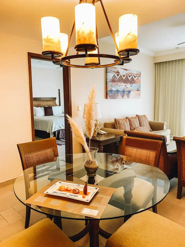 The rooms at the Villa del Palmar hotel