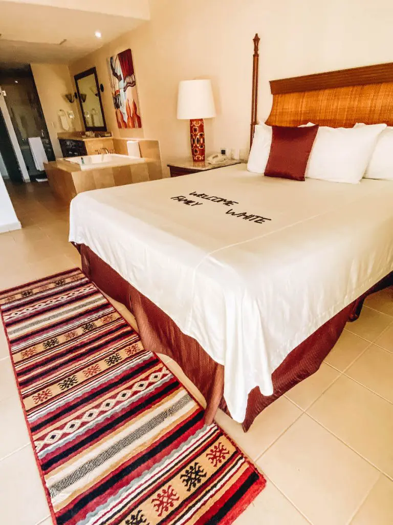 The rooms at the Villa del Palmar hotel