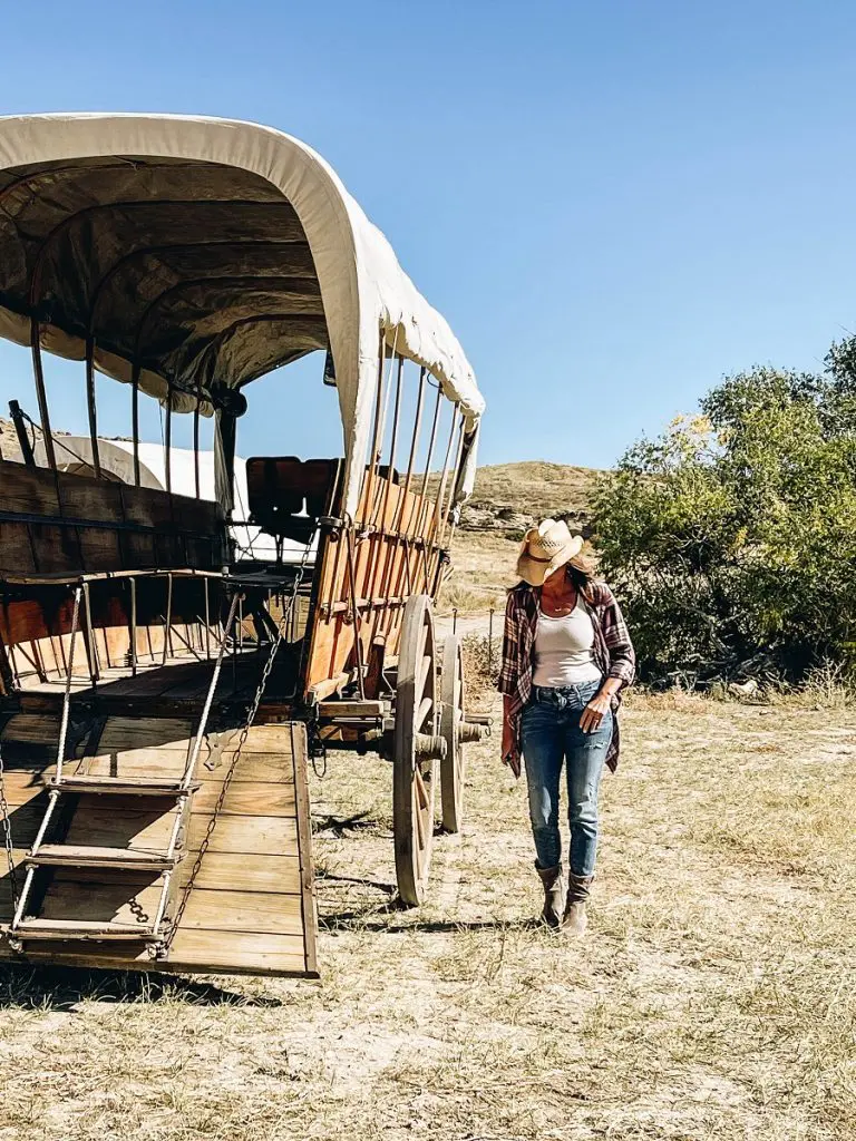Annette in Historic Trails West Casper Wyoming