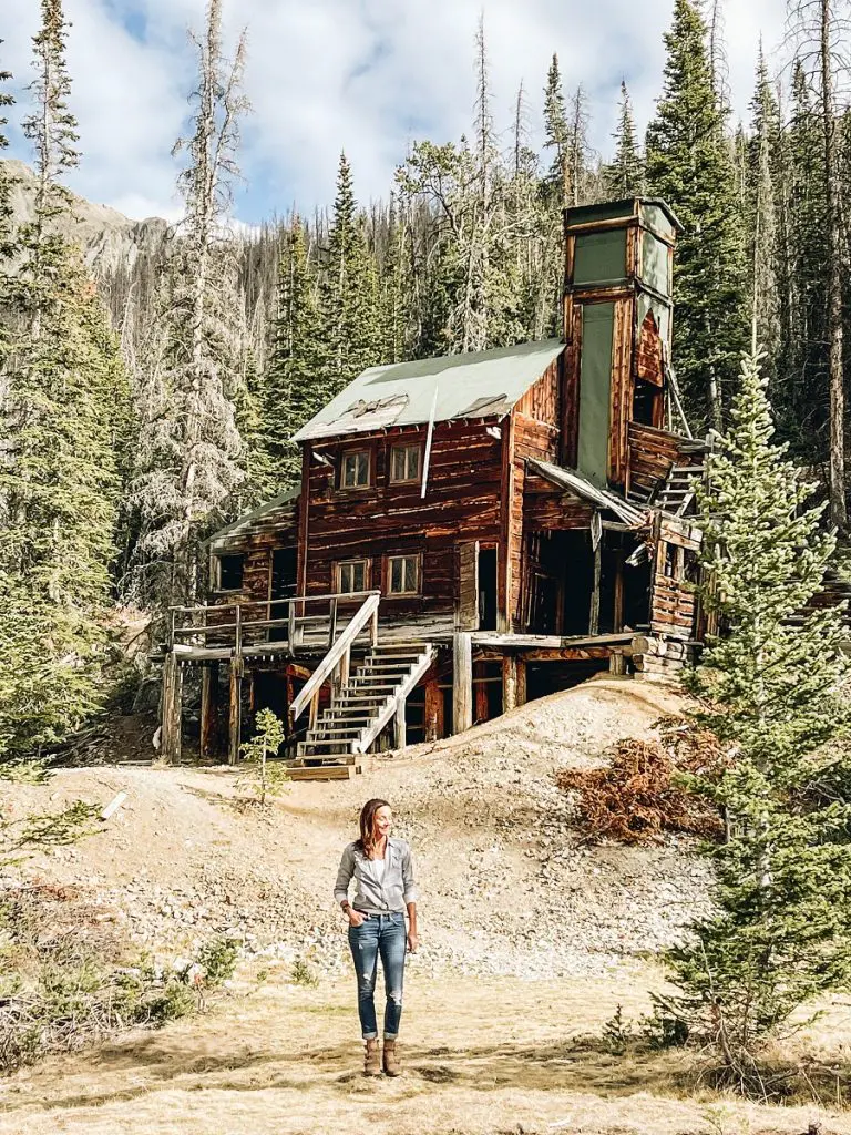Annette in Kirwin Ghost Town Meeteetse Wyoming