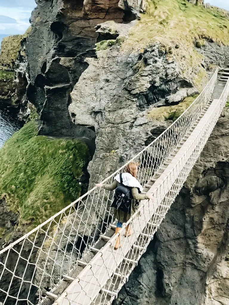 Carrick-a-Rede Rope Bridge in Ireland