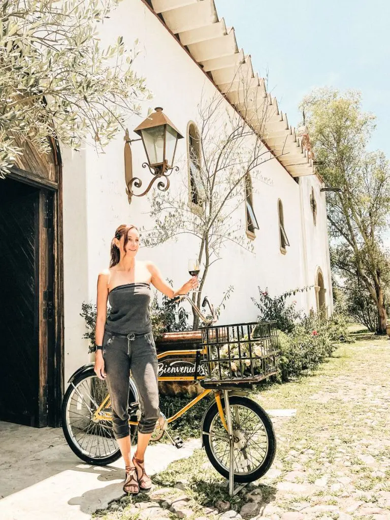 Annette at Bodega Dos Buhos Winery