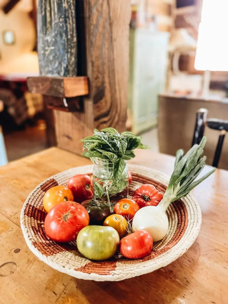 Canyon of the Anciets Guest Ranch Vegetables