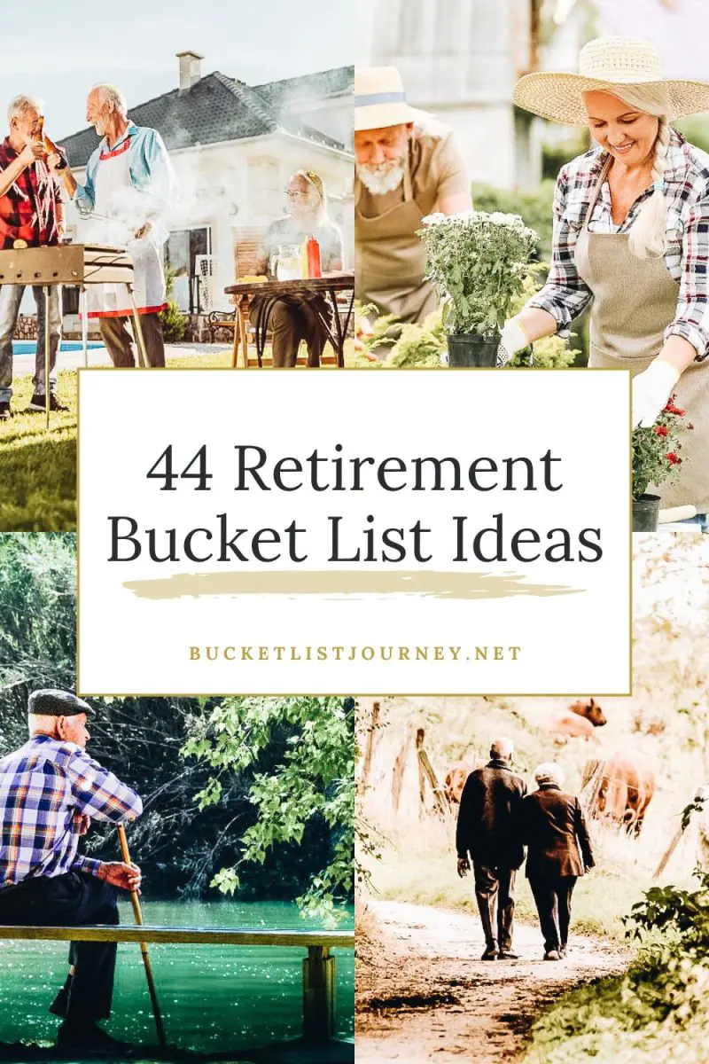 Retirement Bucket List Pinterest 44 Retirement Bucket List Ideas