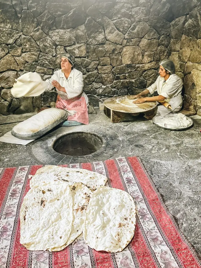 Lavash Making Demo