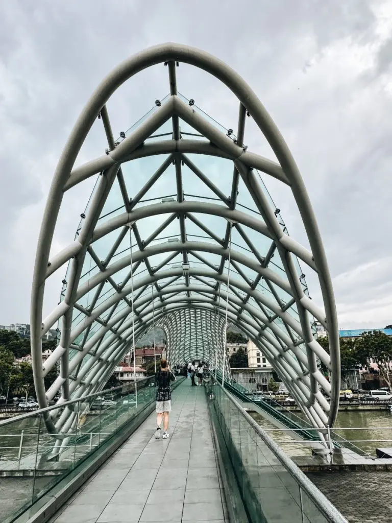 Old Town Tbilisi Peace Bridge
