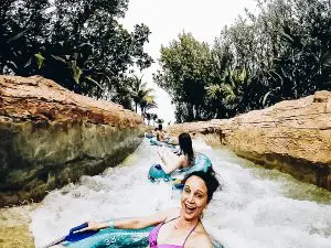 Annette at waterpark