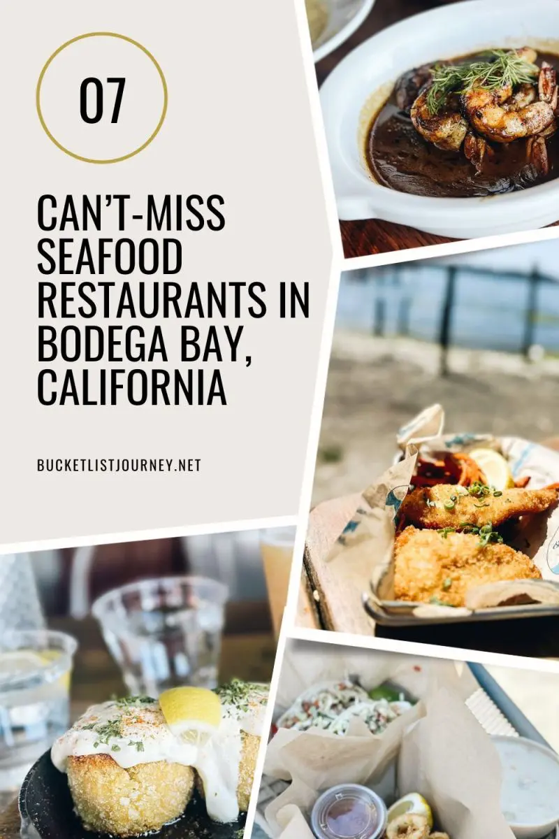 07 Can’t-Miss Seafood Restaurants in Bodega Bay, California