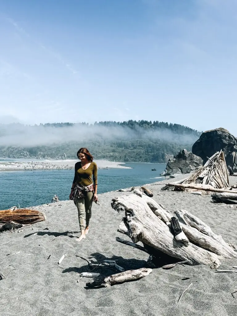 Annette at Dads Camp Yurok Ceremonial