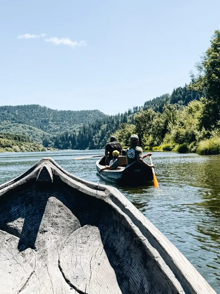 Redwood Dugout Canoe