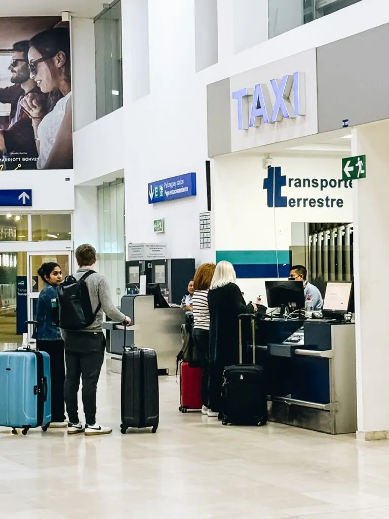 Airport Taxi Booth