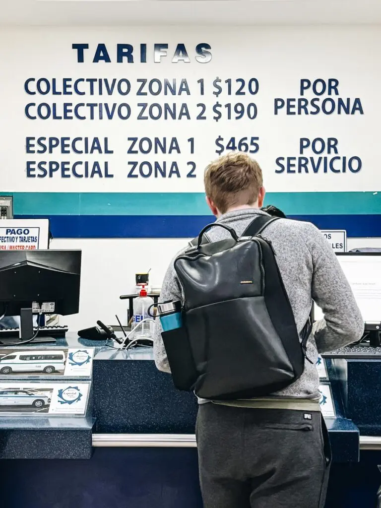Airport Taxi Booth sign