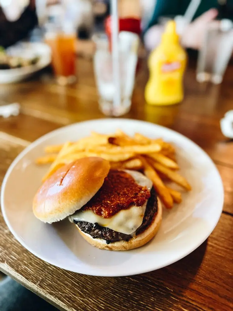 Mill & Canyon Grill Bison Burger