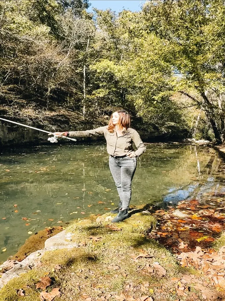 Trout Fishing Dogwood Annette