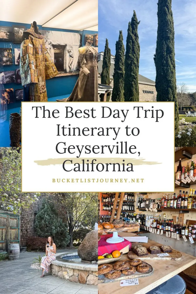 El mejor itinerario de excursión de un día a Geyserville, California