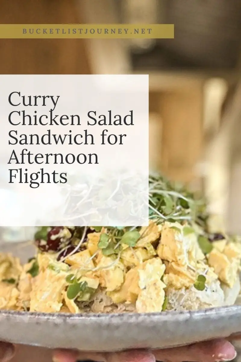 Curry Chicken Salad Sandwich Pinterest Curry Chicken Salad Sandwich for Afternoon Flights
