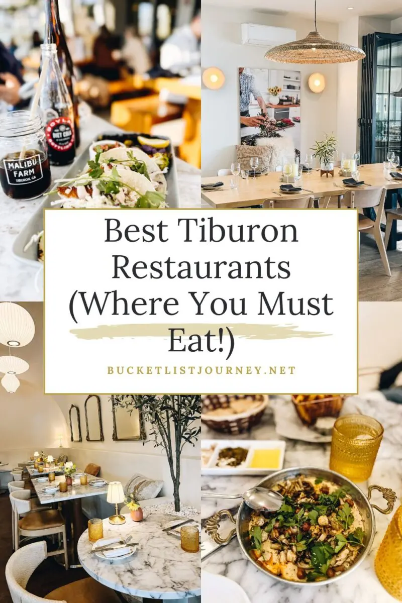 Best Tiburon Restaurants (Where You Must Eat!)