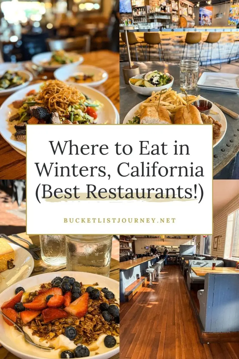 Where to Eat in Winters, California (Best Restaurants!)