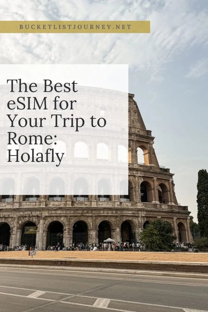 The Best eSIM for Your Trip to Rome: Holafly