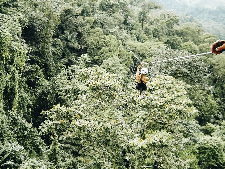 costa rica zip line canopy tour