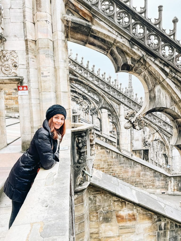 Annette at Milan di Duomo