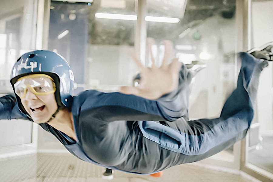 Annette White Indoor Skydive Experience: Weightlessness in a Wind Tunnel