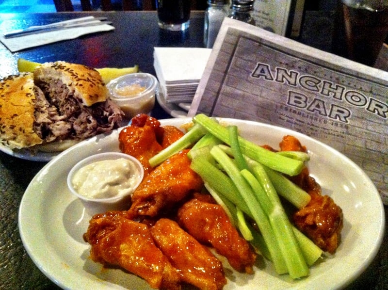 Buffalo Wings at Anchor Bar