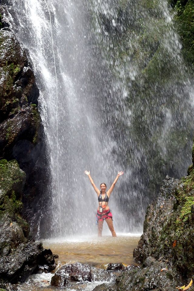 Rappel a Waterfall in Costa Rica