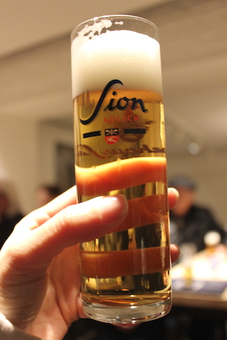 Kolsch Kölsch Beer at Sion Brauhaus in Cologne, Germany