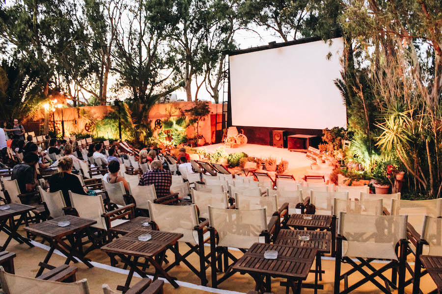 Best Thing to Do in Santorini: Kamari Village Open Air Cinema