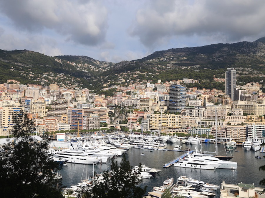 The Yachts in the Monaco Harbor