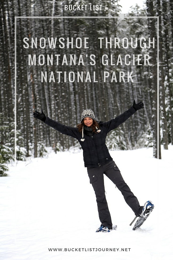 Snowshoe Through Glacier National Park in Montana