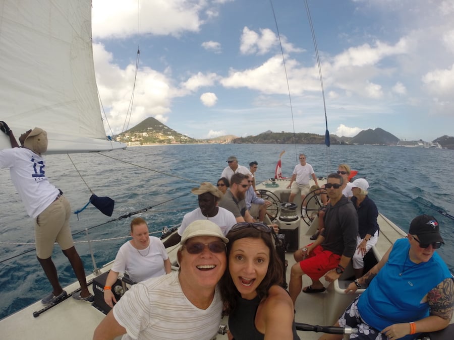 st. maarten america's cup sailboat racing