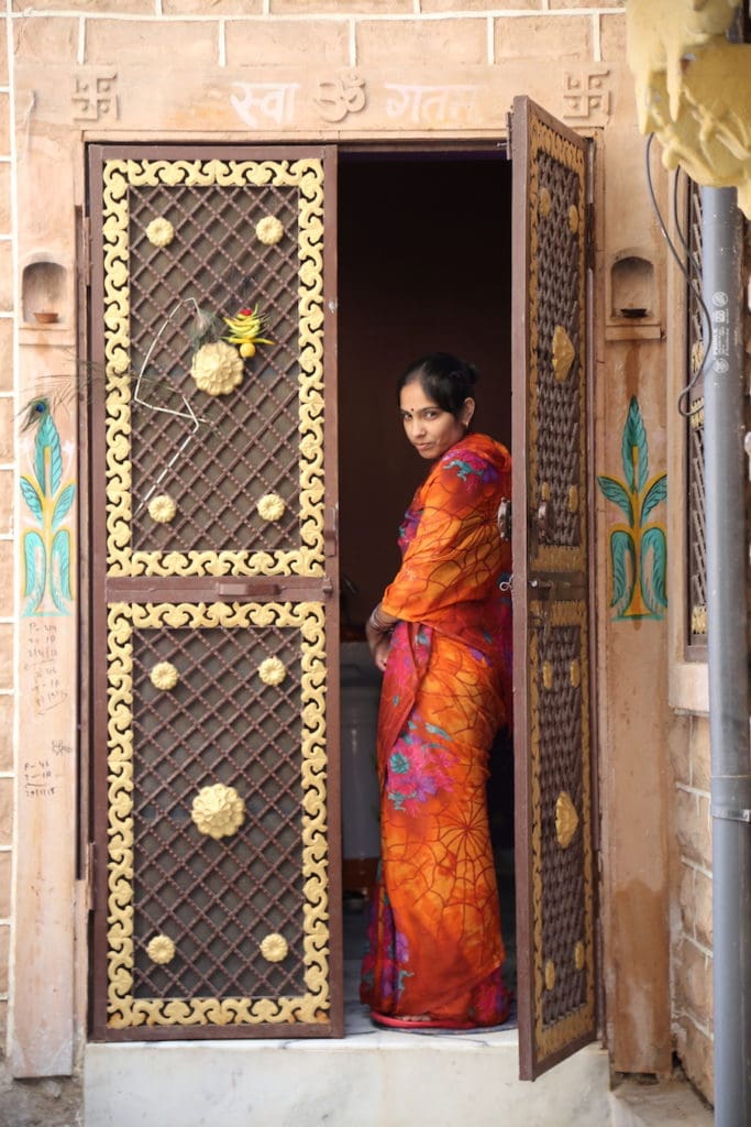 A local Jodhpur Woman: Palace on Wheels: What to Expect From Luxury Train Travel in India