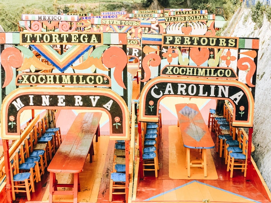 Trajinera Xochimilco Mexico