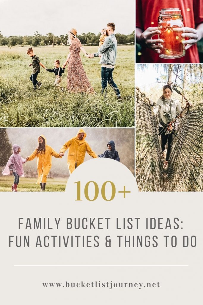 Family Bucket List filled with Fun Activities and the Best Things to Do Kids