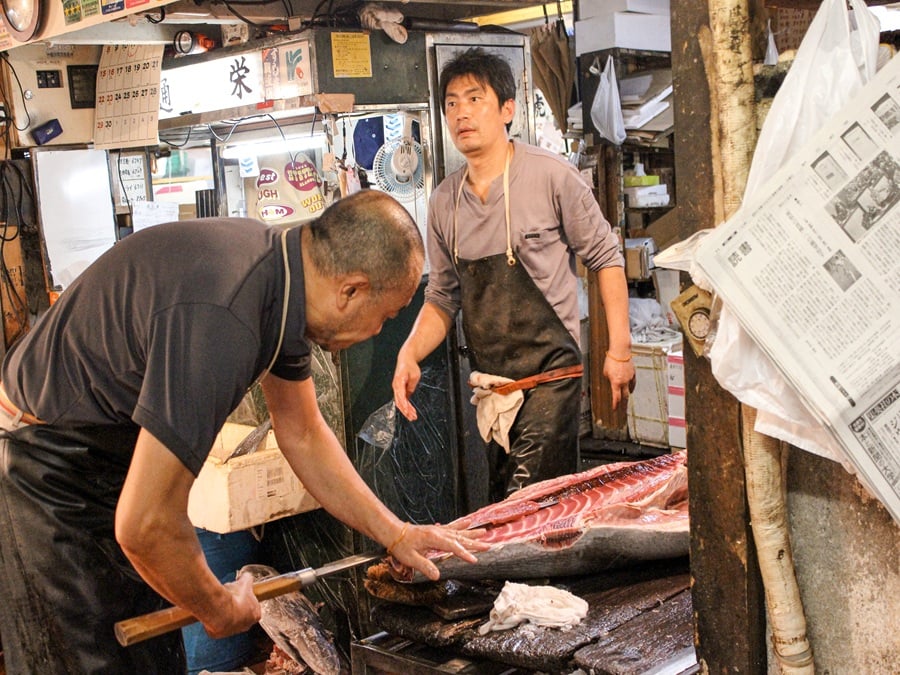 Tokyo, Japan Tsukiji Market