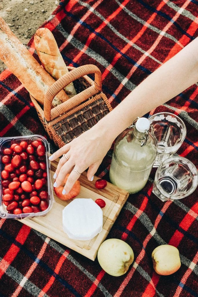 A pretty picnic setup