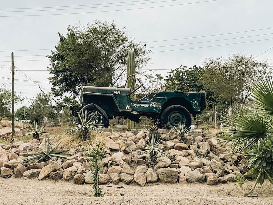 First Car in Loreto Mexico