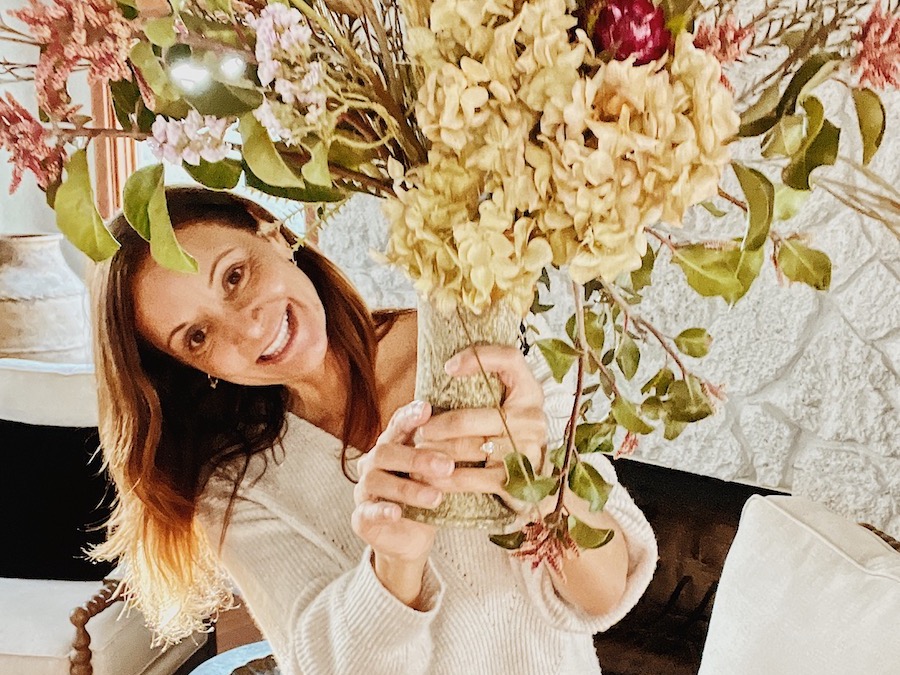 Annette White of Bucket List Journey sends Flowers to Herself for Her Birthday