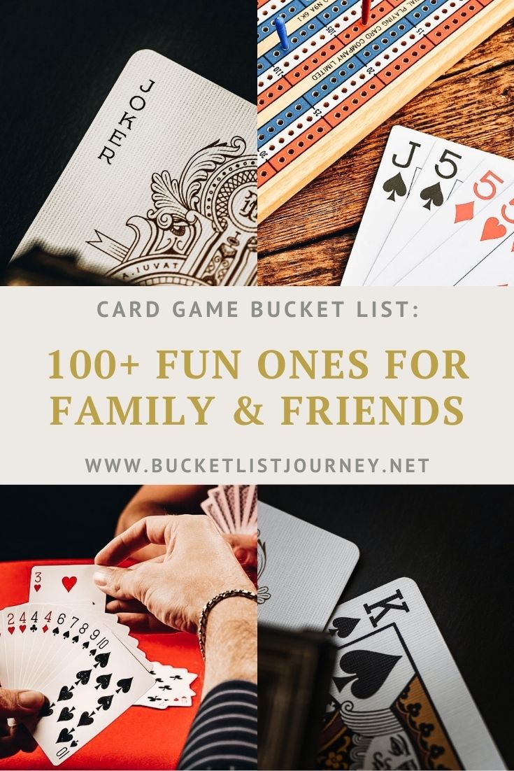 Card Game Bucket List 100+ Fun Ones to Play with Family & Friends