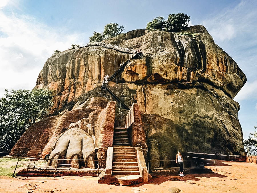 A photo Sigiriya Rock Fortress