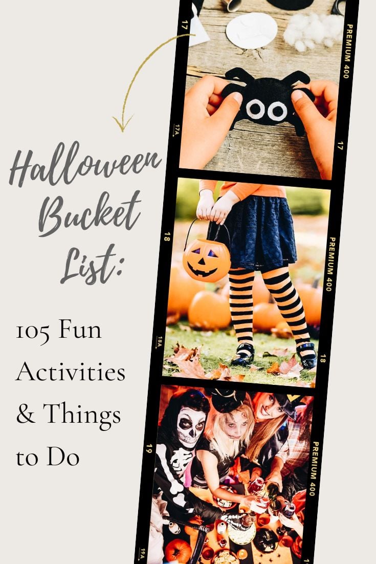 Halloween Bucket List Pinterest