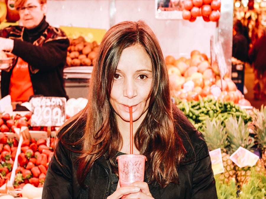 Shop at La Boqueria with Annette