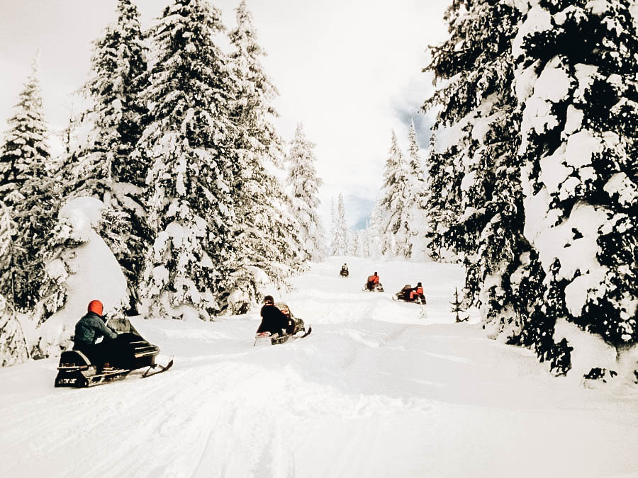 Snowmobile at Cody’s Greater Yellowstone Region