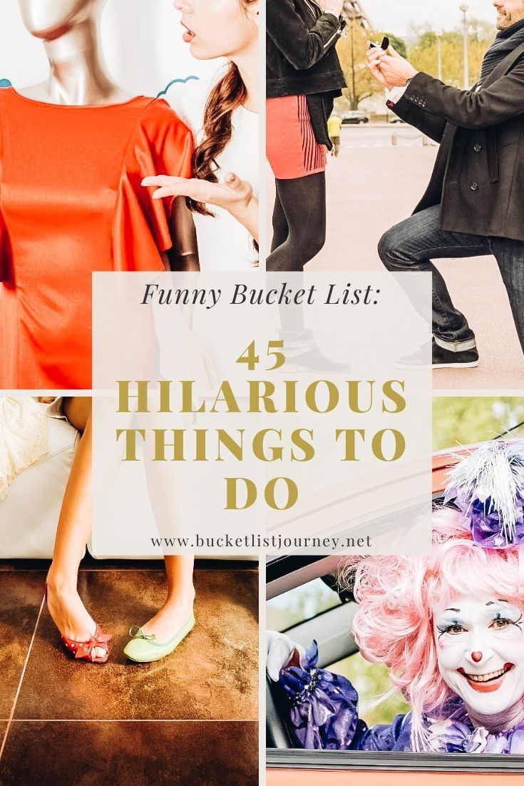 Funny Bucket List: 45 Hilarious Things to Do